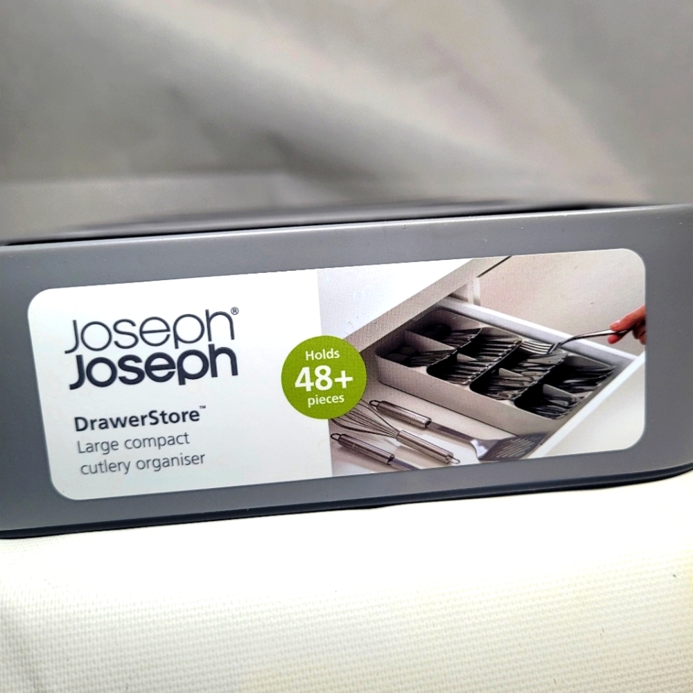 Joseph Joseph Compact Cutlery Organizer Gray 7x15